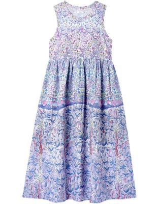 ツモリチサト TSUMORICHISATO 青い鳥ワンピース シルク100%】ツモリチサト 青い鳥 ワンピース キャミワンピ 2 - メルカリ