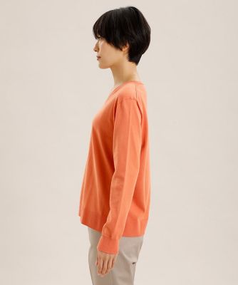 ホールガーメント（Ｒ）Ｖネックニット《オーガニックコットン》（１００１１７００１０）