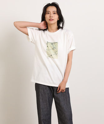 ＜I.T.’S. INTERNATIONAL（Women）＞マーブルプリントＴシャツ《ユニセックス》（１０２２１９００６２）