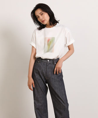 ＜I.T.’S. INTERNATIONAL（Women）＞フラワープリントＴシャツ《ユニセックス》（１０２２１９００６３）