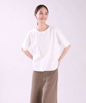 ＜I.T.’S. INTERNATIONAL（Women）＞クルーネックオバーサイズカットソー《ＳＵＰＥＲ　ＣＯＯＬ　ＴＯＵＣＨ　ＣＯＴＴＯＮ》　（１０２３１９００２８）