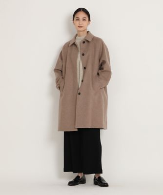 ＜I.T.’S. INTERNATIONAL（Women）＞ステンカラーコート《Ｓｕｐｅｒ１１０’ｓ　Ｗｏｏｌ》（１０２４１１１０１１）