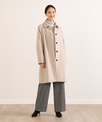 ステンカラーコート《Ｓｕｐｅｒ１１０’ｓ　Ｗｏｏｌ》（１０２４１１１０１１）