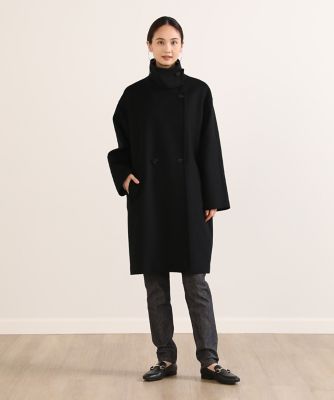 ＜I.T.’S. INTERNATIONAL（Women）＞スタンドカラーコート《Ｓｕｐｅｒ１１０’ｓ　Ｗｏｏｌ》（１０２４１１１０１２）