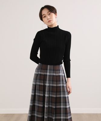 ハイネックリブニット《ＢＩＯ　ＳＭＡＲＴ》（１０２４１７００１４）