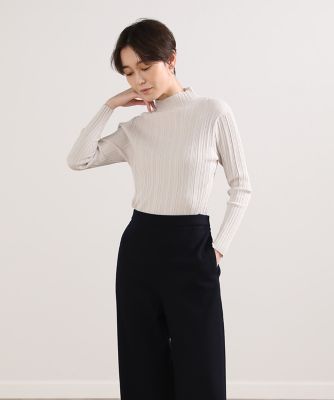 ハイネックリブニット《ＢＩＯ　ＳＭＡＲＴ》（１０２４１７００１４）