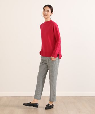 ウールカシミヤモックネックニット（１０２４１７００２２）
