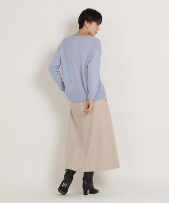 ウールカシミヤブレンドＶネックニット（１０２４１７００３１）