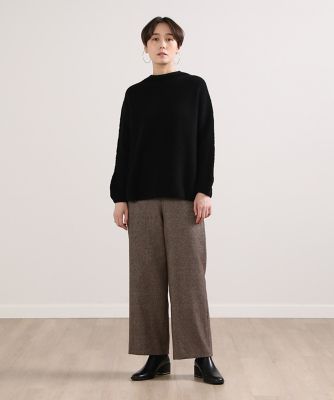 モックネックファンシーニット（１０２４１７００３４）