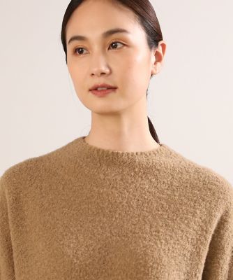 モックネックファンシーニット（１０２４１７００３４）