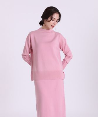 ＜I.T.’S. INTERNATIONAL（Women）＞モックネックウールニット（１０２４１７００６０）