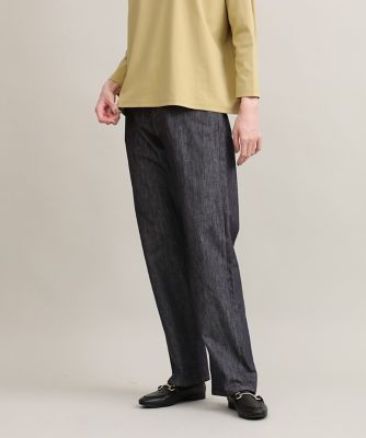 ＜三越伊勢丹/公式＞ I.T.'S. INTERNATIONAL（Women）/イッツインターナショナル ベーシックストレートデニム《SUVIN DENIM》 インディゴ パンツ・ズボン【三越伊勢丹/公式】