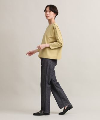 ベーシックストレートデニム《ＳＵＶＩＮ　ＤＥＮＩＭ》（１０３０１６１３２４）