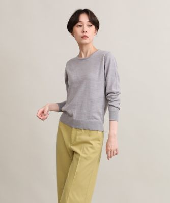＜I.T.’S. INTERNATIONAL（Women）＞ベーシッククルーネックニット《ＨＡＲＭＯＮＹ》（１０３０１７０００６）