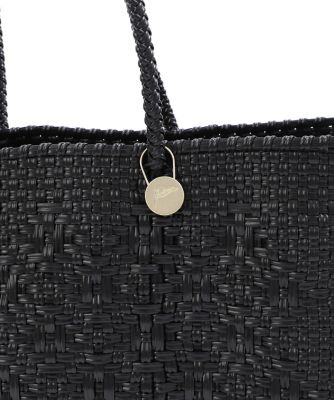 レトラ　メルカドバッグ　グリーン✖️ブラック　XS ショルダーストラップ付 レトラ メルカドバッグ グリーン✖️ブラック XS ショルダー