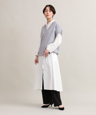 ＜I.T.’S. INTERNATIONAL（Women）＞バンドカラーシャツドレス（１０３３１２１０１８）