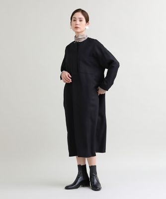 ＜I.T.’S. INTERNATIONAL（Women）＞ラウンドカラーウールライクワンピース（１０３４１２１０３１）