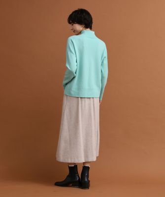 メランジツイルフレアスカート（１０３４１５２０４０）