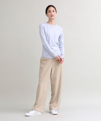 ウールライクセミワイドパンツ（１０３４１６１０３０）