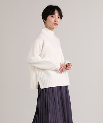 ＜I.T.’S. INTERNATIONAL（Women）＞ミドルゲージハイネックウールニット（１０３４１７００３０）
