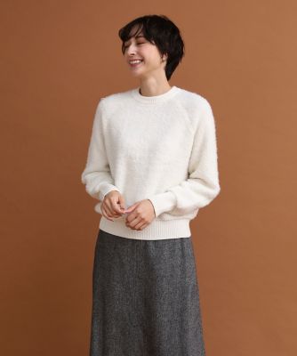 ＜I.T.’S. INTERNATIONAL（Women）＞ブークレーラグランニット（１０３４１７００４４）