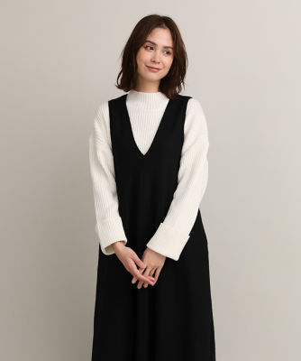 ＜I.T.’S. INTERNATIONAL（Women）＞ラムウールミックスショートハイネックニット（１０３４１７００４５）