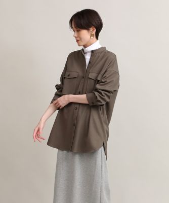バンドカラーシャツジャケット（１０３４１８１０２９）