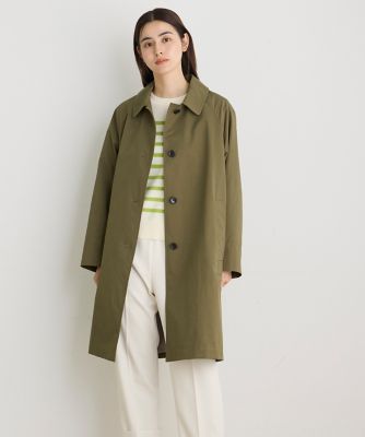 I.T.'S. INTERNATIONAL（Women）/イッツインターナショナル ステンカラーコート(1040114035) カーキ コート・ジャケット【三越伊勢丹/公式】