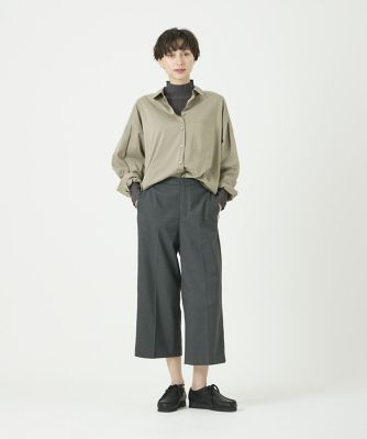 ベーシックワイドクロップドパンツ（１０４０１６１００２）