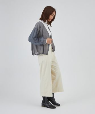 ベーシックワイドクロップドパンツ（１０４０１６１００２）