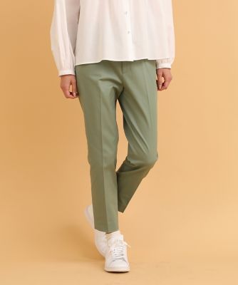 I.T.'S. INTERNATIONAL（Women）/イッツインターナショナル ベーシックコットンパンツ(1040161006) カーキ パンツ・ズボン【三越伊勢丹/公式】