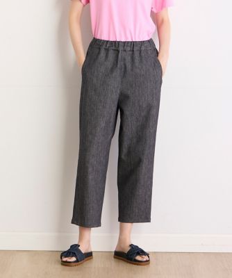 ＜I.T.’S. INTERNATIONAL（Women）＞ニューラインスビンデニムパンツ《ＳＵＶＩＮ　ＤＥＮＩＭ》　（１０４０１６１３０８）