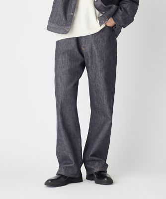 ＜I.T.’S. INTERNATIONAL（Women）＞ベーシックストレートデニムパンツ《ＳＵＶＩＮ　ＤＥＮＩＭ》（１０４０１６１３２８）