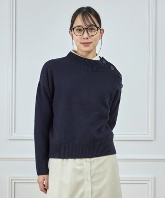 ウール肩ボタンニットプルオーバー（1040170042） | I.T.'S