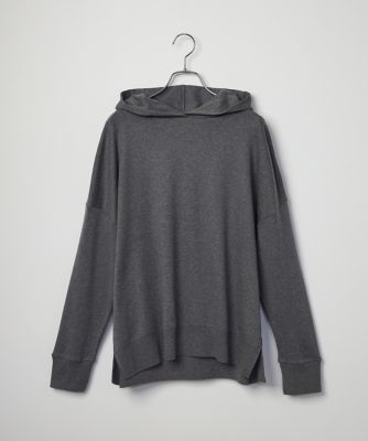 I.T.'S. INTERNATIONAL（Women）/イッツインターナショナル ニットパーカー《オーガニックエアーコットン》(1040170327) チャコールグレー トップス【三越伊勢丹/公式】