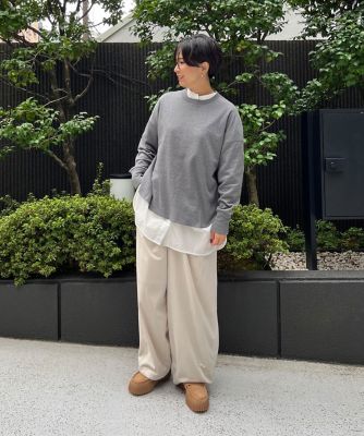 クルーネックニット《オーガニックエアーコットン》（１０４０１７０３２８）