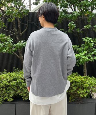 クルーネックニット《オーガニックエアーコットン》（１０４０１７０３２８）