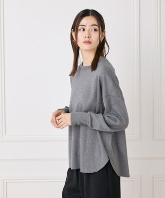 クルーネックニット《オーガニックエアーコットン》（１０４０１７０３２８）