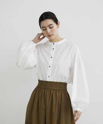 ＜I.T.’S. INTERNATIONAL（Women）＞華やかニュアンスブラウス《スビン綿ＭＩＸローン》（１０４０１８１３２９）