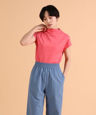 I.T.'S. INTERNATIONAL（Women）/イッツインターナショナル ボトルネックカットソー《スビン綿MIXフライス》(1040190009) チェリーピンク トップス【三越伊勢丹/公式】