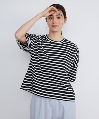 袖コクーンコットンＴシャツ（１０４０１９００５２）
