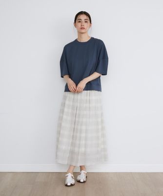 袖コクーンコットンＴシャツ（１０４０１９００５２）