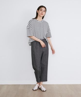 袖コクーンコットンＴシャツ（１０４０１９００５２）