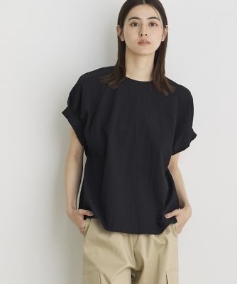 リップルコットンタックスリーブカットソー（１０４０１９００５４）