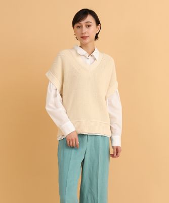 ＜I.T.’S. INTERNATIONAL（Women）＞レイヤードスタイルニット（１０４１１７００１９）