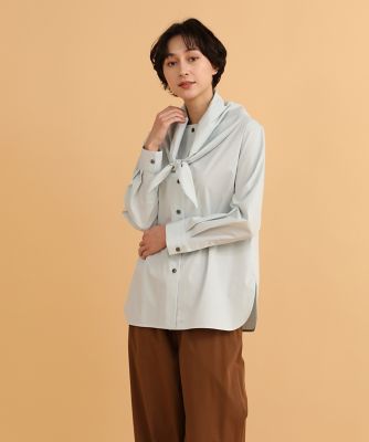 華やかネックシャツ（１０４１１８２０１１）