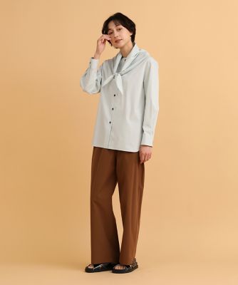 華やかネックシャツ（１０４１１８２０１１）