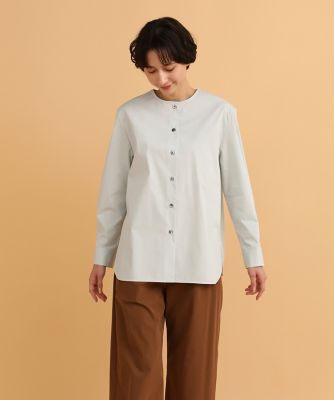華やかネックシャツ（１０４１１８２０１１）