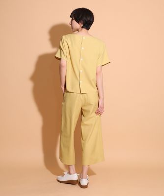 Theory 21ss リネンクロップドパンツ