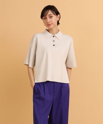 ＜I.T.’S. INTERNATIONAL（Women）＞カラフルポロニット（１０４２１７００１７）